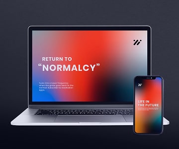 a laptop and a phone